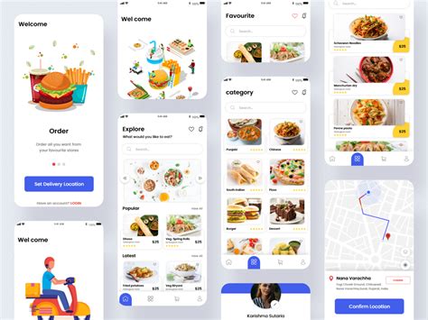 Food Delivery App UI Design By Shanaws Mahamud On Dribbble