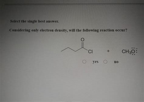 Solved Select The Single Best Answer Considering Only Chegg