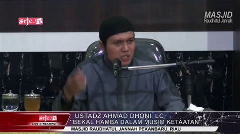 Bekal Hamba Dalam Muslim Ketaatan Ustadz Ahmad Doni Lc April