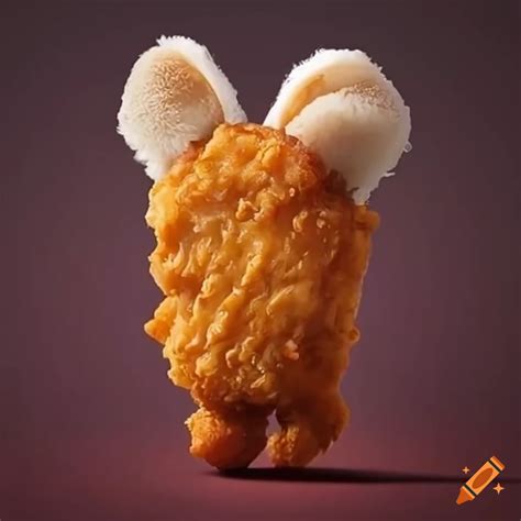 Chicken Nugget With Fox Ears On Craiyon