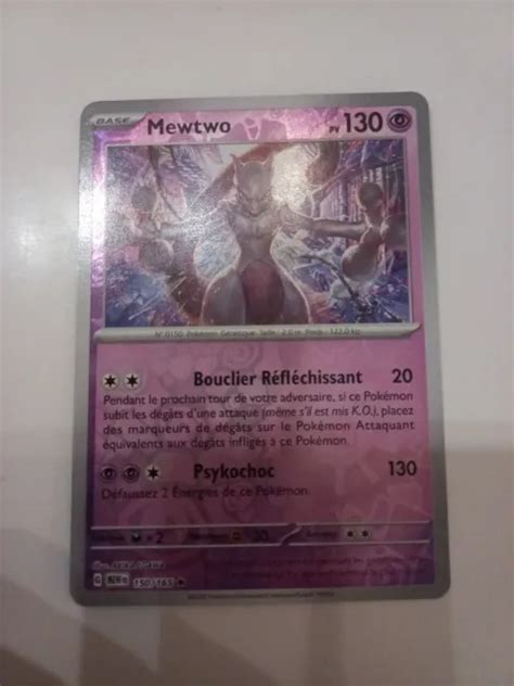 Carte Pok Mon Mewtwo Reverse Ev Mew Fr Neuve Eur