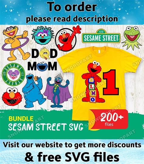 Sesame Street Svg Bundle Sesame Street Svg The Muppets Etsy