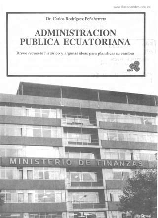 Libro Adm Publica Ecuatoriana PDF