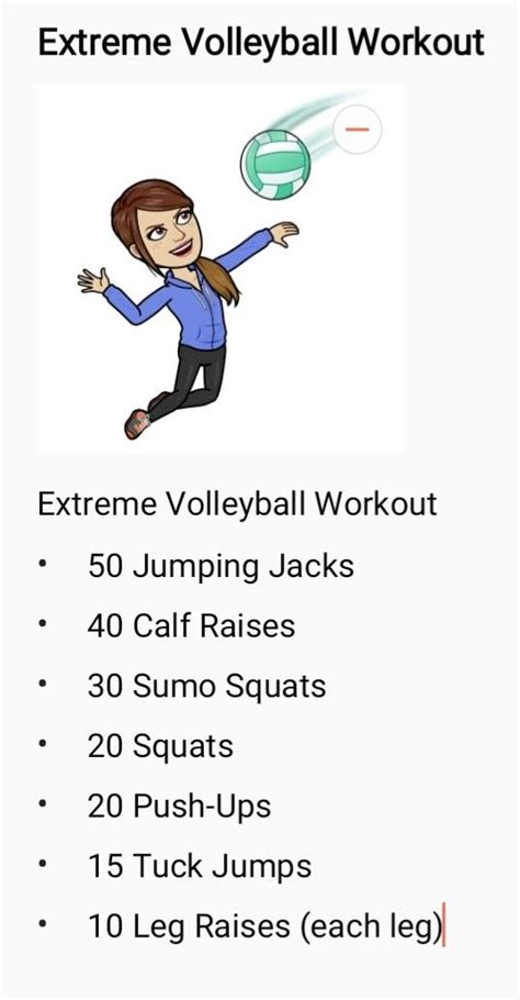 College Volleyball Conditioning Workouts Infoupdate Org