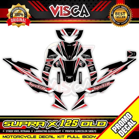 Jual Decal Supra X Lama Modif Keren Stiker Supra X Lama Full