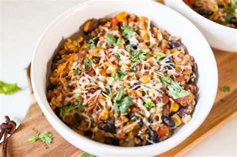 Instant Pot Southwest Lentils And Rice Bowl Maple Jubilee