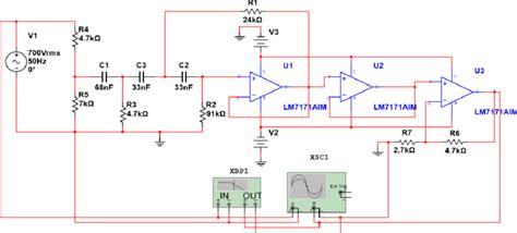 Third Order Active High Pass Filter Circuit Download Scientific Diagram