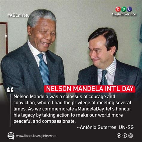 KBC English Service On Twitter Nelson Mandela Was A Colossus Of