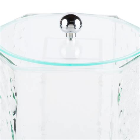 Cal Mil 932 2inf Glacier Acrylic 2 Gallon Octagonal Beverage Dispenser With Infusion Chamber