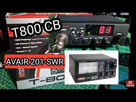 Thunderpole T Av Swr Meter Testing Youtube