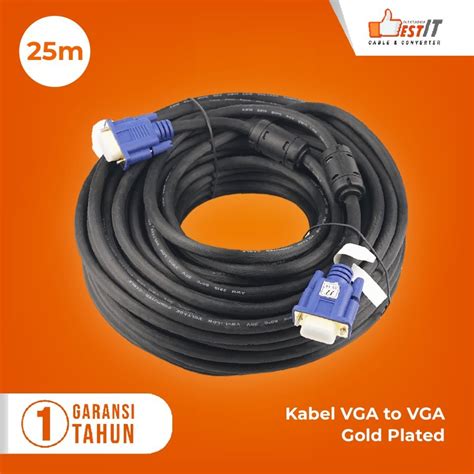 Jual Nyk Kabel Vga Gold Plate High Quality 15m 3m 5m 10m 15m 20m