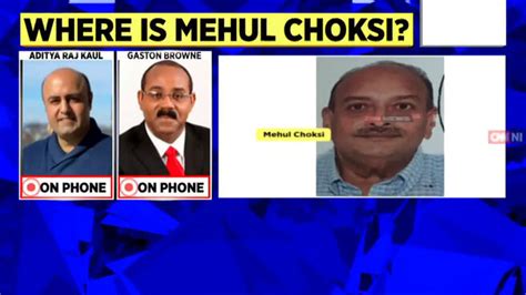 Watch Latest News Fugitive Businessman Mehul Choksi Goes Missing In