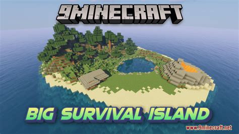 Big Survival Island Map - 1Minecraft