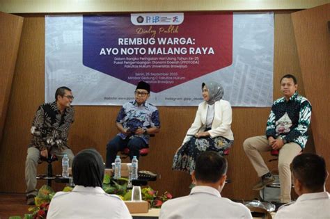 Bahasa Indonesia Rayakan Hut Ke Ppotoda Fh Ub Adakan Dialog Publik