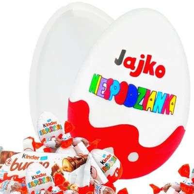 Jajko niespodzianka ze słodyczami Kinder XL 12757983397 Allegro pl