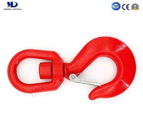 Rigging Hardware Color Painted Drop Forged Alloy Steel G80 Swivel Hook