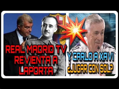 REAL MADRID TV REVIENTA A LAPORTA Y SU RELATO SOBRE FRANCO Y