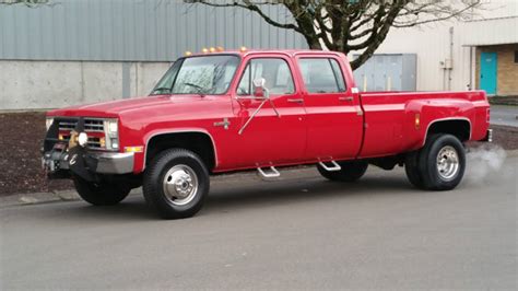 Super Rare Bone Stock 1988 Chevy K30 4x4 Crew Cab Dually Only 92 514 Orig Miles For Sale