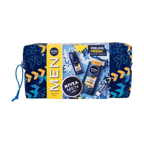 Nivea Men Feeling Fresh Poklon Set Gel Za Tuširanje Men Tangerine Mule 250 Ml Antiperspirant