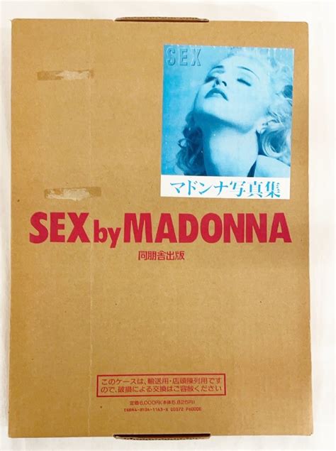 マドンナ写真集 SEX by MADONNA マドンナ 同朋舎出版 アルミ外装 CD付 輸送箱入り 本体CD共に the Girlie