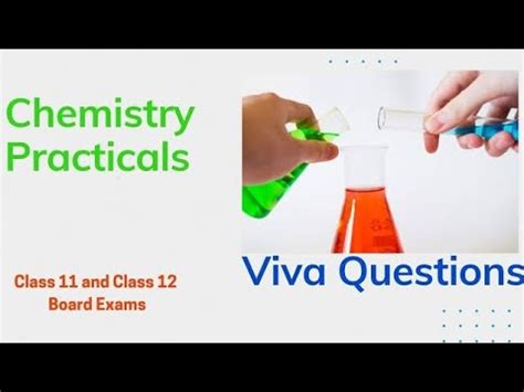 Chemistry Practicals Class Most Important Viva Question Answers Nd