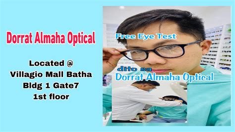 Free Eye Test Dorrat Almaha Optical Villagio Mall Batha Riyadh