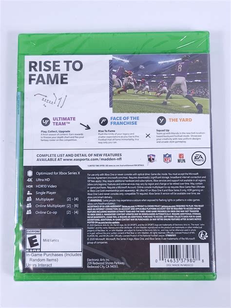 Madden NFL 21 Deluxe Edition Microsoft Xbox One For Sale Online EBay