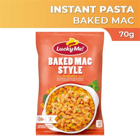 Lucky Me Pasta Baked Mac 60g Shopee Philippines