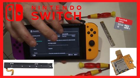 Comment R Parer Nintendo Switch Remplacement Lecteur De Carte Sd Et