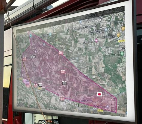 Mapa De La Actuaci N De Extinci N Del Incendio J Vea X Bia