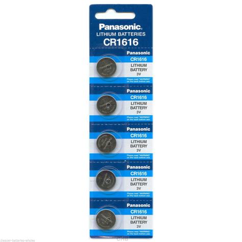 5 PANASONIC CR1616 ECR1616 CR 1616 3v Lithium battery