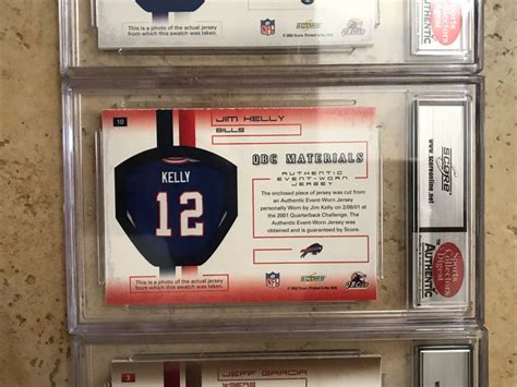 4 Untouched Authentic Event Worn Jersey Football Cards Peyton