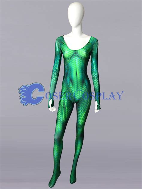 2018 Aquaman Queen Mera Cosplay Costume Sexy Cosercosplay