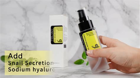 Korean Snail Mucin Hydrating Face Skin Repair Face Gel Serum Anti Age Face Cream For All Skin