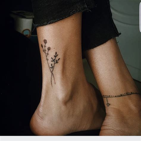 Tiny Tattoo Idea - minimal tattoo | nature | small tattoo | foot tat ...