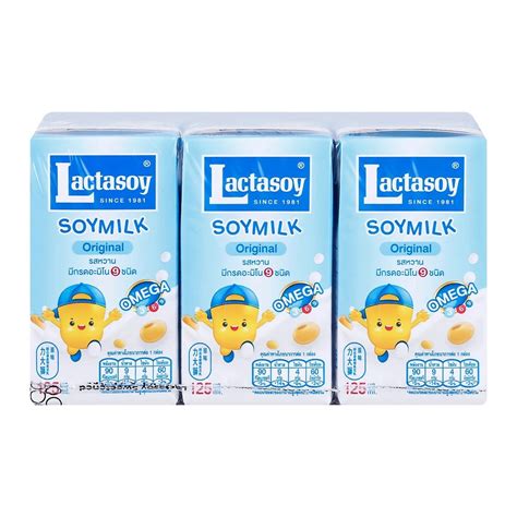 Lactasoy Uht Soy Milk Sweet Flavor 125ml Pack 6