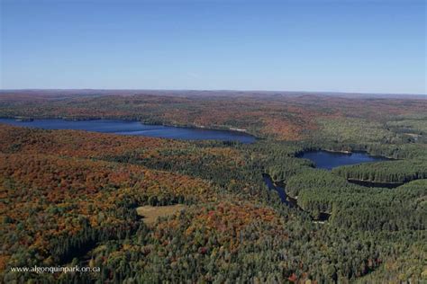 Pog Lake On The Right Lake Of Two Rivers On Left And Madawaska River