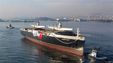 Worlds Longest Cargo Sail Ship Launched In Turkey
