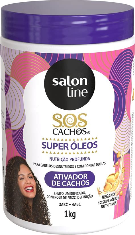 Ativador de Cachos S O S Cachos Super Óleos Salon Line 1kg Salon Line