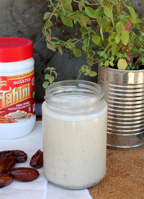 Banana Dates Tahini Smoothie — Food Pleasure And Health Nutritious Smoothies Delicious