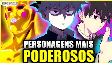 Esses S O Os Personagens Mais Poderosos De Mob Psycho Mob Psyco