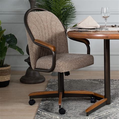 Amazon Caster Chair Company Casual Rolling Caster Dining Chair