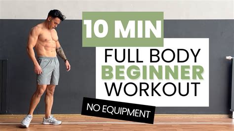 The Perfect Full Body Beginner Workout No Equipment Youtube