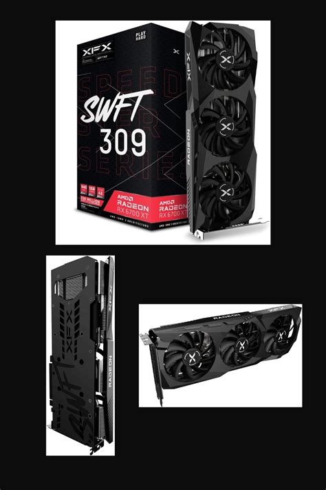 Xfx Speedster Swft309 Amd Radeon Rx 6700 Xt Core Gaming Graphics Card With 12gb Gddr6 Hdmi 3xdp