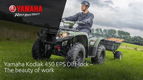 Yamaha Kodiak Eps Diff Lock The Beauty Of Work Youtube