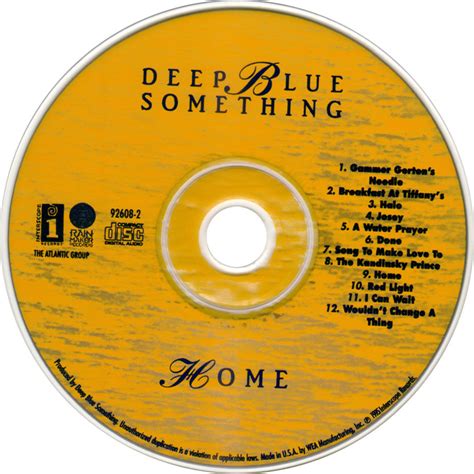 Car Tula Cd De Deep Blue Something Home Portada