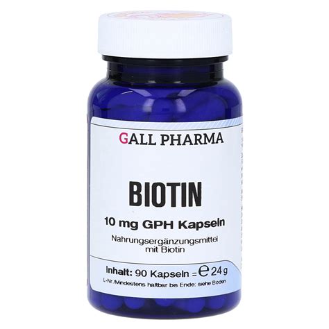 Biotin Mg Gph Kapseln St Ck Kaufen Medpex