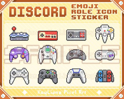 Custom Discord Emojis And Role Icons Pixel Art Commission Etsy Israel