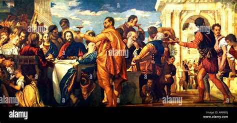 Wedding at Cana by Paulo Veronese Stock Photo - Alamy