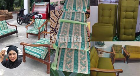 diy kusyen kerusi  jadi  tak perlu buang  jimat belanja